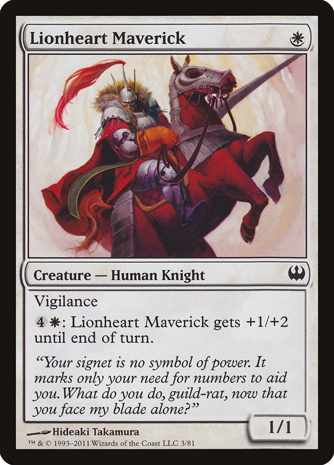 Lionheart Maverick [Duel Decks: Knights vs. Dragons] | Dragon's Lair Comics and Fantasy Houston TX