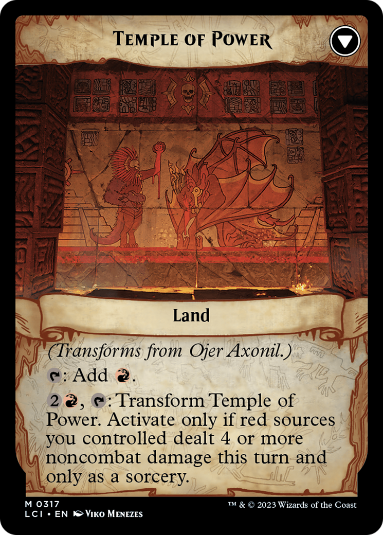 Ojer Axonil, Deepest Might // Temple of Power (Showcase) [The Lost Caverns of Ixalan] | Dragon's Lair Comics and Fantasy Houston TX