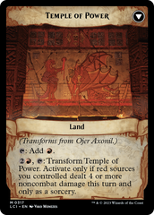 Ojer Axonil, Deepest Might // Temple of Power (Showcase) [The Lost Caverns of Ixalan] | Dragon's Lair Comics and Fantasy Houston TX