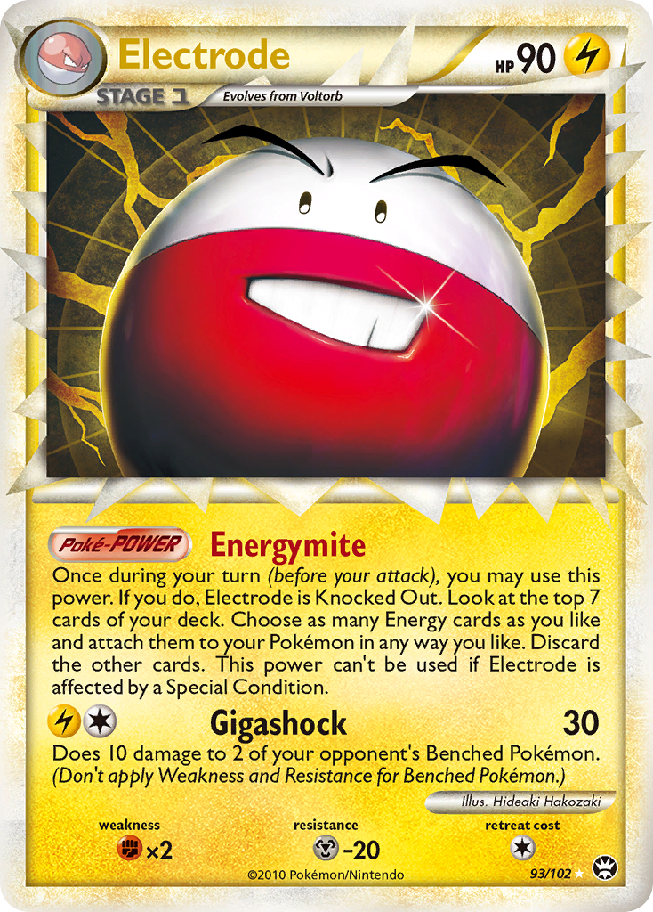 Electrode (93/102) [HeartGold & SoulSilver: Triumphant] | Dragon's Lair Comics and Fantasy Houston TX