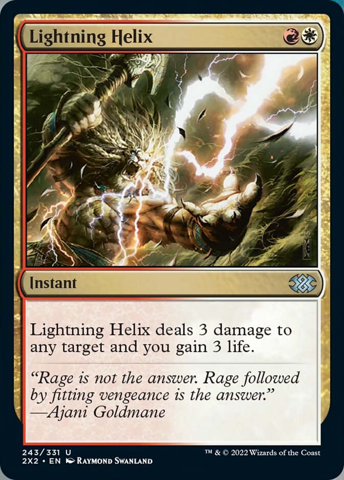Lightning Helix [Double Masters 2022] | Dragon's Lair Comics and Fantasy Houston TX
