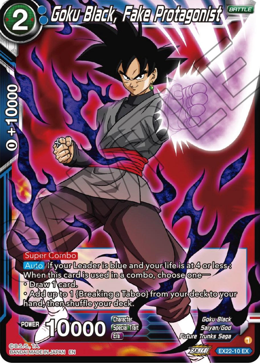 Goku Black, Fake Protagonist (EX22-10) [Ultimate Deck 2023] | Dragon's Lair Comics and Fantasy Houston TX