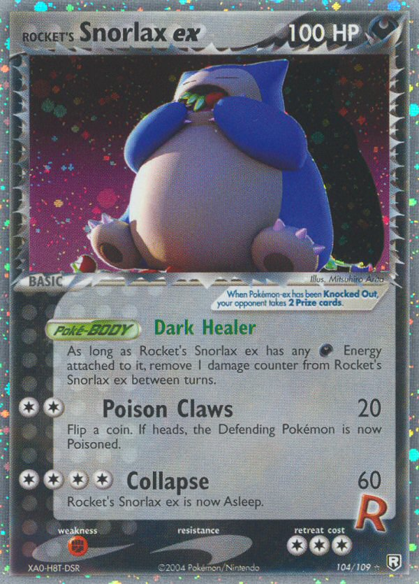 Rocket's Snorlax ex (104/109) [EX: Team Rocket Returns] | Dragon's Lair Comics and Fantasy Houston TX