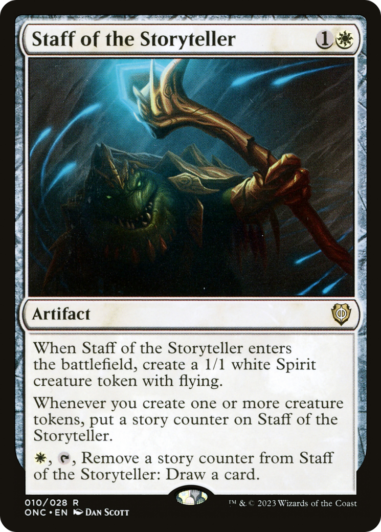 Staff of the Storyteller [Phyrexia: All Will Be One Commander] | Odin's Lair