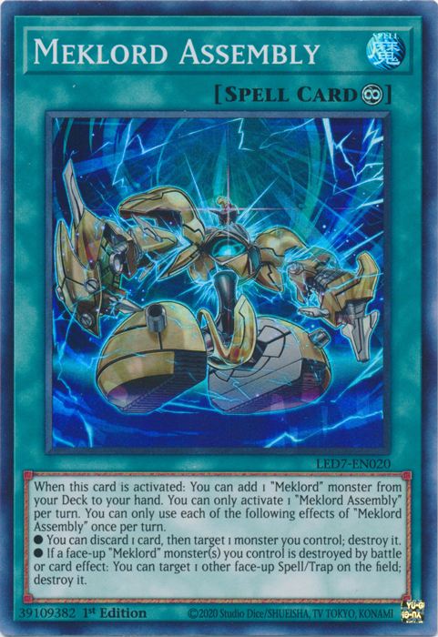 Meklord Assembly [LED7-EN020] Super Rare | Dragon's Lair Comics and Fantasy Houston TX