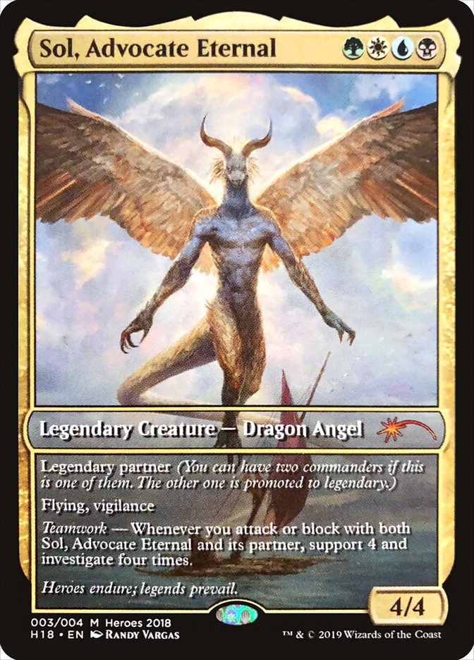 Sol, Advocate Eternal [Heroes of the Realm 2018] | Dragon's Lair Comics and Fantasy Houston TX