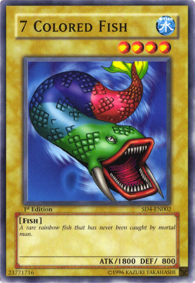 7 Colored Fish [SD4-EN002] Common | Dragon's Lair Comics and Fantasy Houston TX