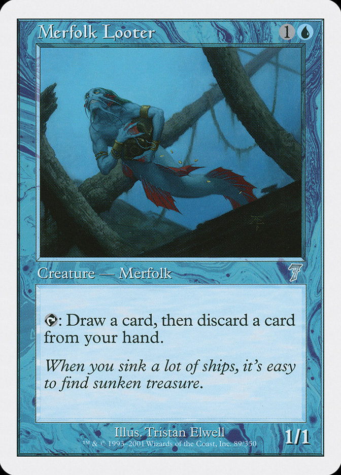 Merfolk Looter [Seventh Edition] | Dragon's Lair Comics and Fantasy Houston TX