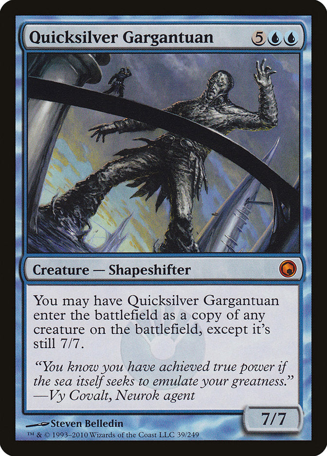 Quicksilver Gargantuan [Scars of Mirrodin] | Dragon's Lair Comics and Fantasy Houston TX