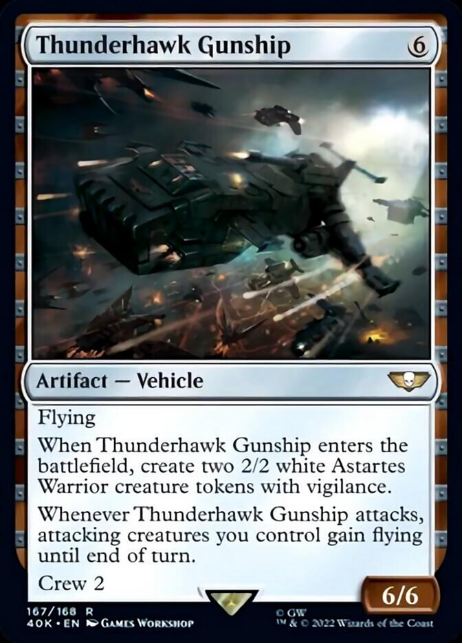 Thunderhawk Gunship (Surge Foil) [Warhammer 40,000] | Dragon's Lair Comics and Fantasy Houston TX