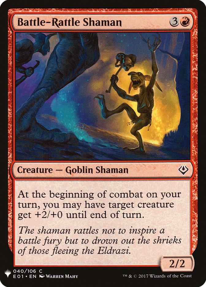 Battle-Rattle Shaman [Mystery Booster] | Dragon's Lair Comics and Fantasy Houston TX