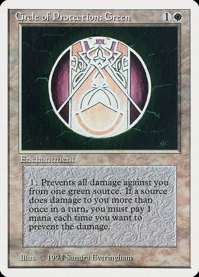 Circle of Protection: Green [Summer Magic / Edgar] | Dragon's Lair Comics and Fantasy Houston TX