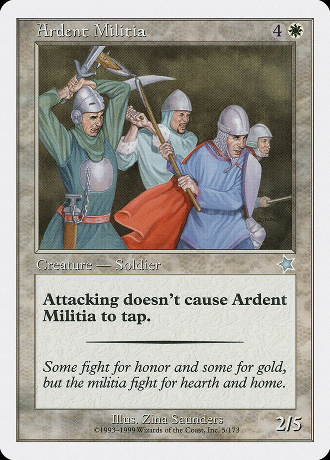 Ardent Militia [Starter 1999] | Dragon's Lair Comics and Fantasy Houston TX