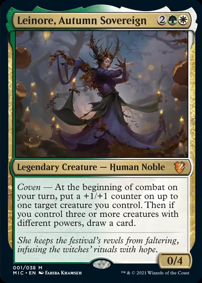 Leinore, Autumn Sovereign [Innistrad: Midnight Hunt Commander] | Dragon's Lair Comics and Fantasy Houston TX