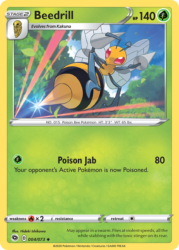 Beedrill (004/073) [Sword & Shield: Champion's Path] | Dragon's Lair Comics and Fantasy Houston TX