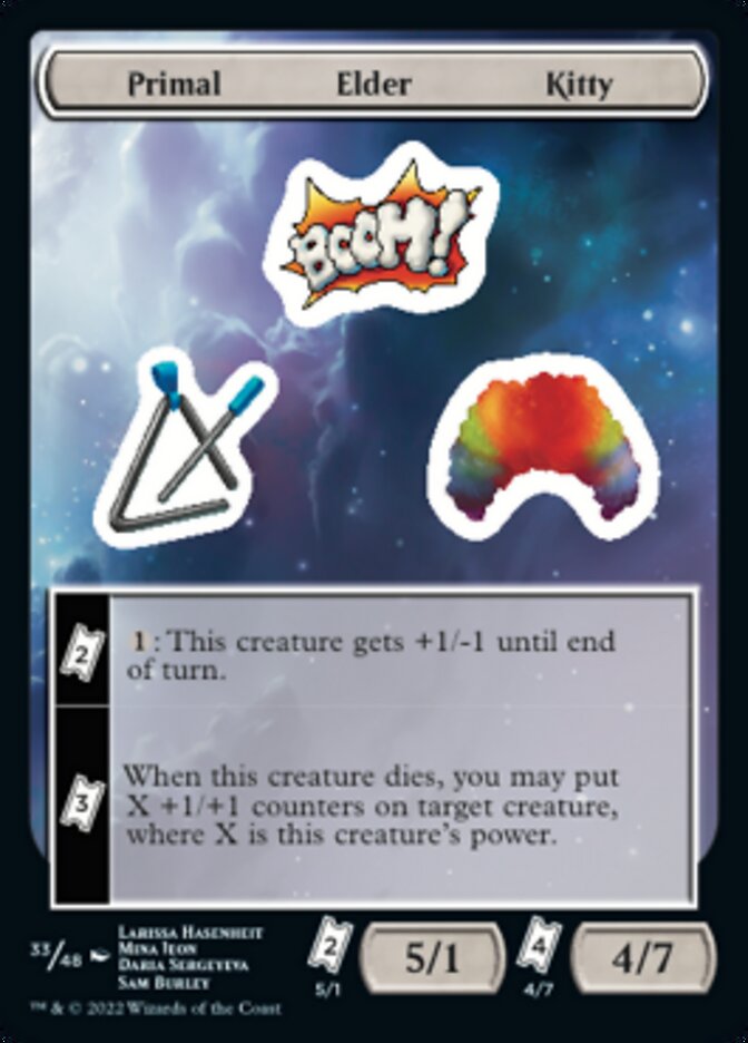 Primal Elder Kitty [Unfinity Stickers] | Dragon's Lair Comics and Fantasy Houston TX
