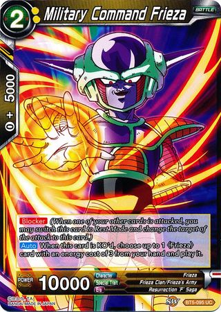 Military Command Frieza (BT5-095) [Miraculous Revival] | Dragon's Lair Comics and Fantasy Houston TX