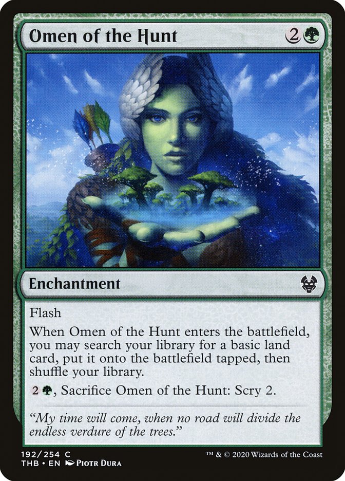 Omen of the Hunt [Theros Beyond Death] | Dragon's Lair Comics and Fantasy Houston TX