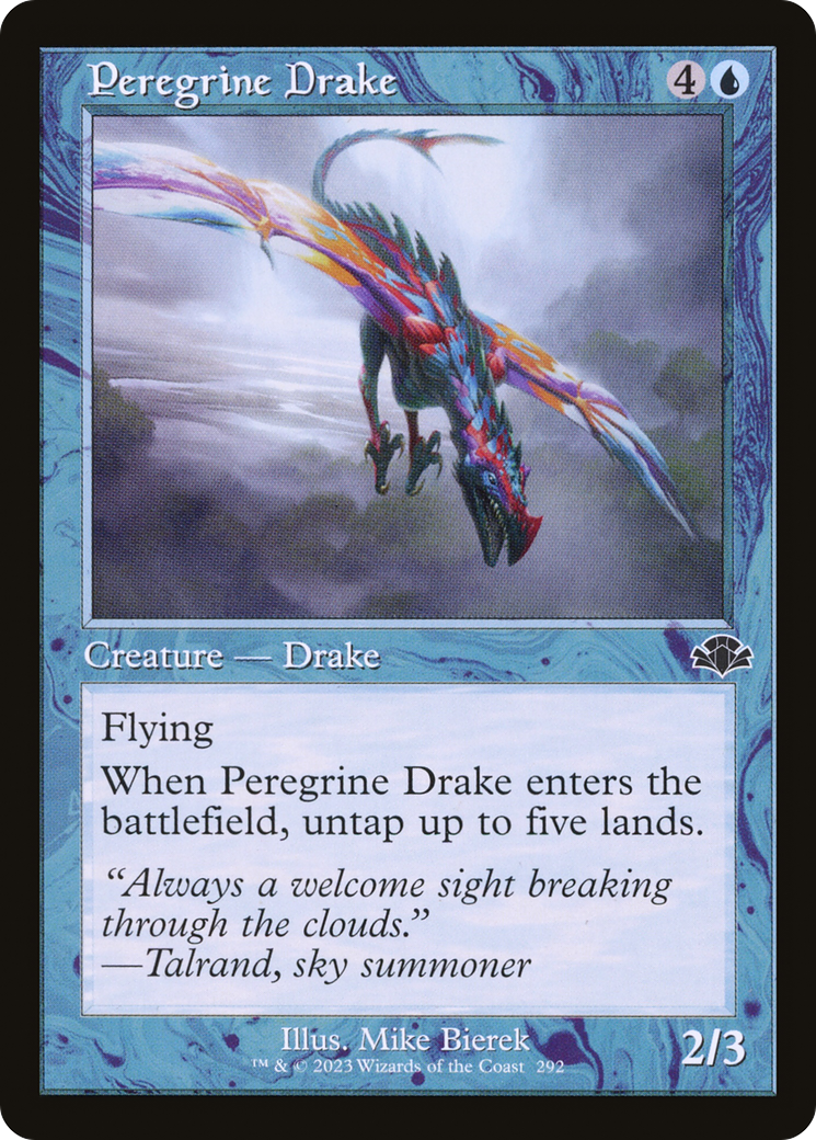 Peregrine Drake (Retro) [Dominaria Remastered] | Dragon's Lair Comics and Fantasy Houston TX