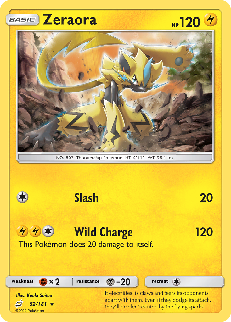 Zeraora (52/181) [Sun & Moon: Team Up] | Dragon's Lair Comics and Fantasy Houston TX