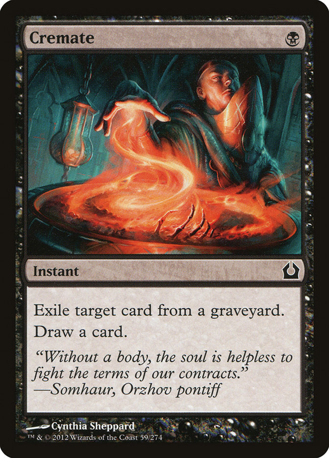 Cremate [Return to Ravnica] | Dragon's Lair Comics and Fantasy Houston TX