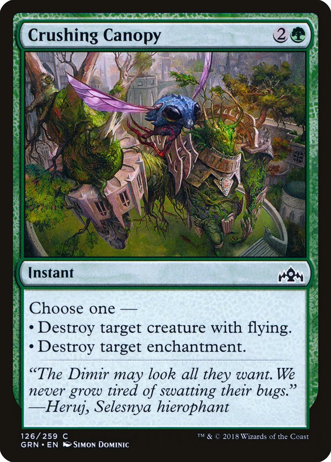 Crushing Canopy [Guilds of Ravnica] | Dragon's Lair Comics and Fantasy Houston TX