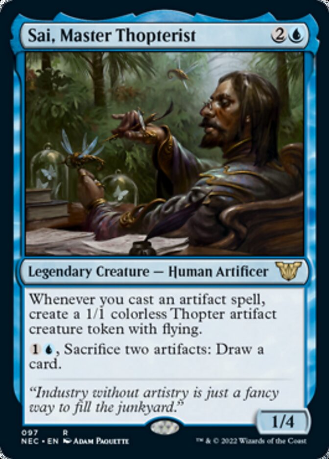 Sai, Master Thopterist [Kamigawa: Neon Dynasty Commander] | Dragon's Lair Comics and Fantasy Houston TX