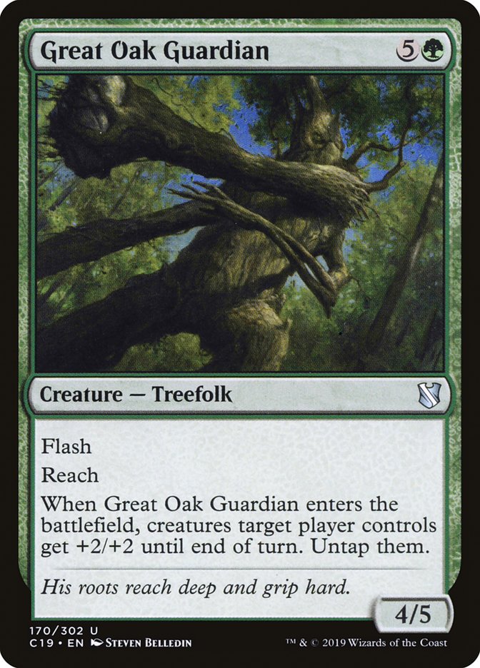 Great Oak Guardian [Commander 2019] | Dragon's Lair Comics and Fantasy Houston TX