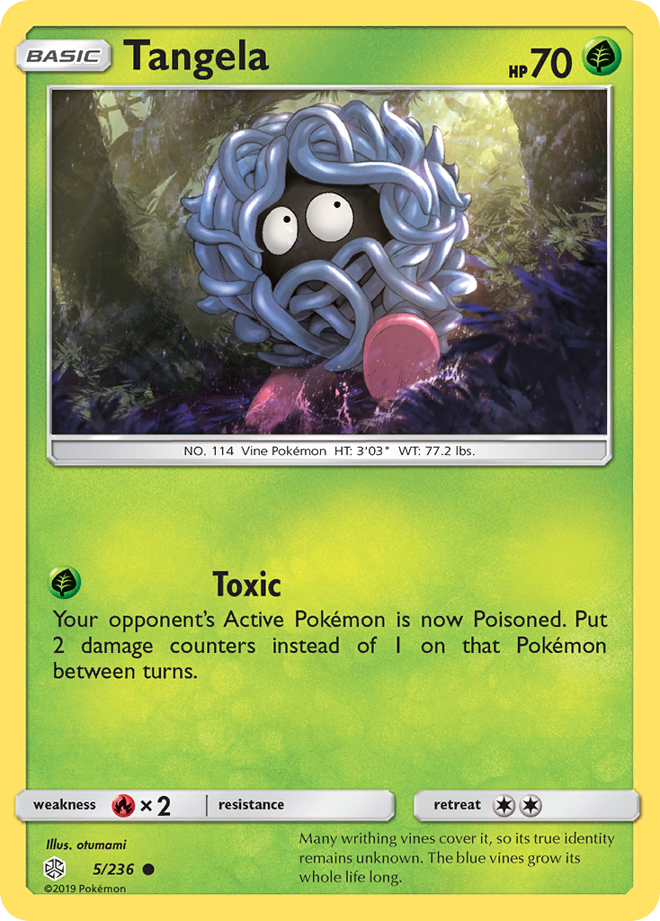 Tangela (5/236) [Sun & Moon: Cosmic Eclipse] | Dragon's Lair Comics and Fantasy Houston TX