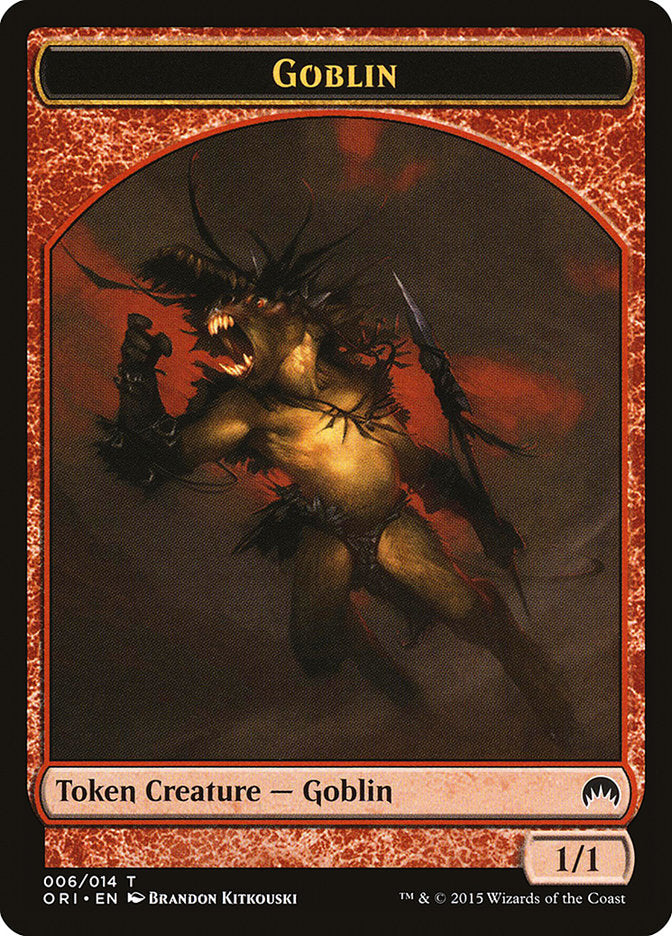 Goblin Token [Magic Origins Tokens] | Dragon's Lair Comics and Fantasy Houston TX