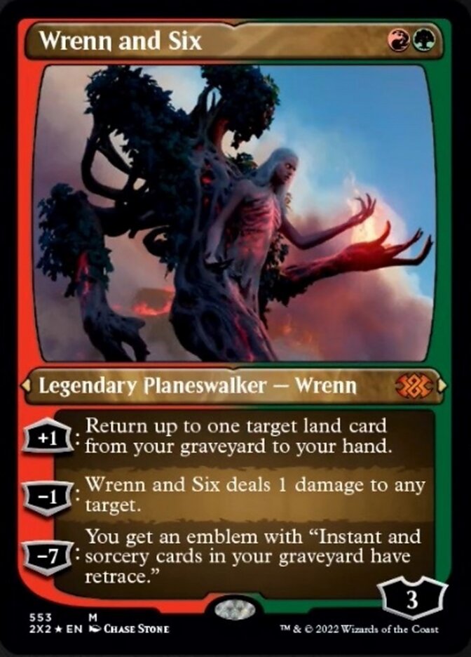 Wrenn and Six (Foil Etched) [Double Masters 2022] | Dragon's Lair Comics and Fantasy Houston TX