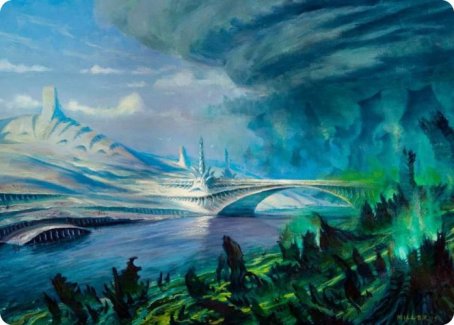 Goldmire Bridge Art Card [Modern Horizons 2 Art Series] | Dragon's Lair Comics and Fantasy Houston TX