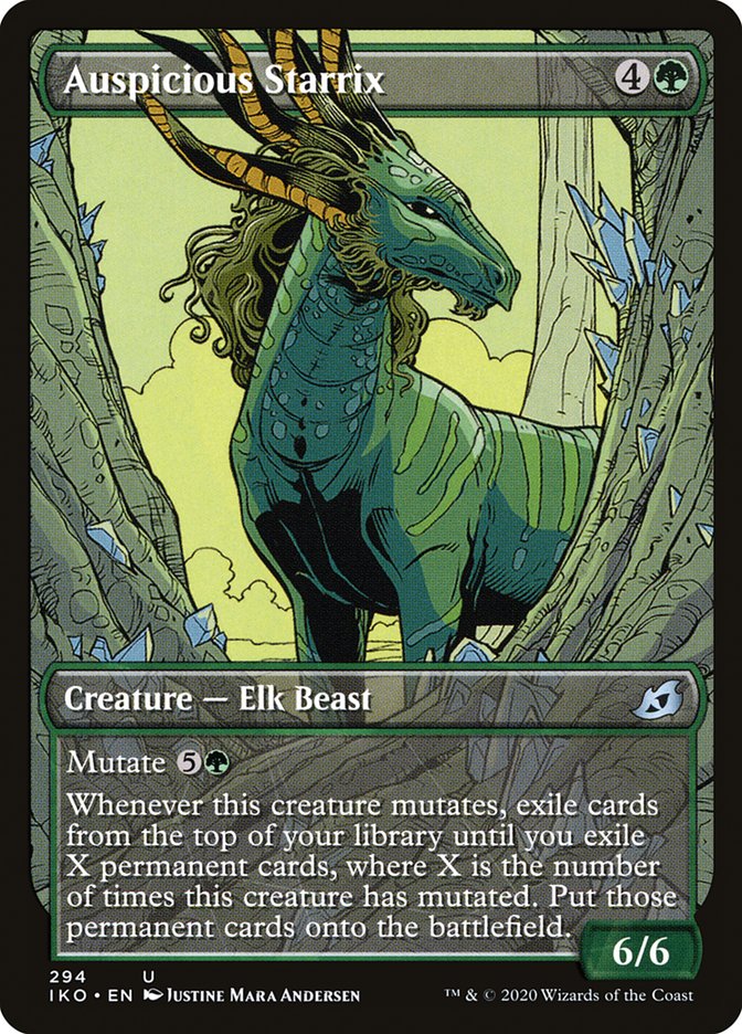 Auspicious Starrix (Showcase) [Ikoria: Lair of Behemoths] | Dragon's Lair Comics and Fantasy Houston TX