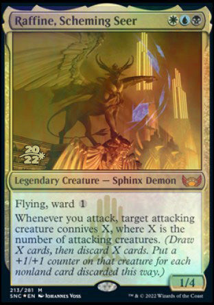 Raffine, Scheming Seer [Streets of New Capenna Prerelease Promos] | Dragon's Lair Comics and Fantasy Houston TX