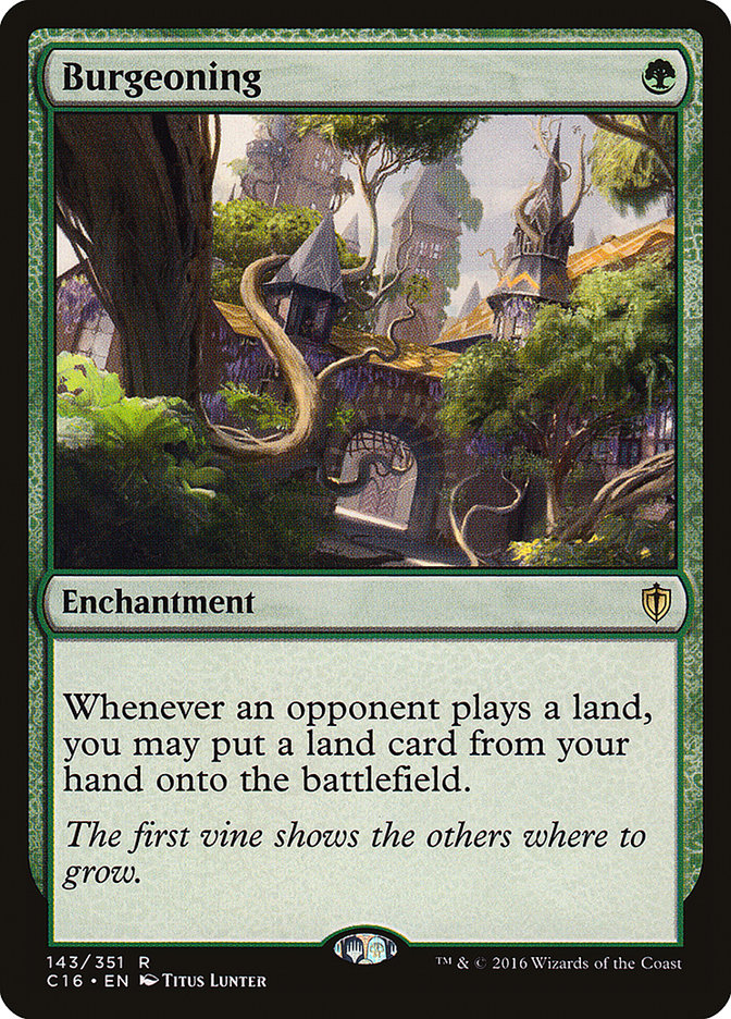 Burgeoning [Commander 2016] | Dragon's Lair Comics and Fantasy Houston TX