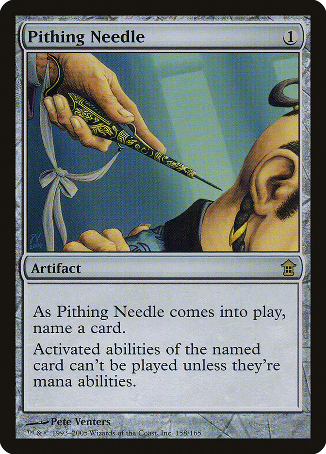 Pithing Needle [Saviors of Kamigawa] | Dragon's Lair Comics and Fantasy Houston TX