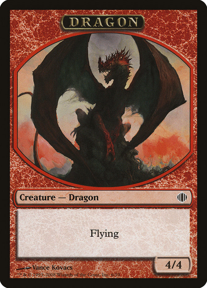 Dragon Token [Shards of Alara Tokens] | Dragon's Lair Comics and Fantasy Houston TX