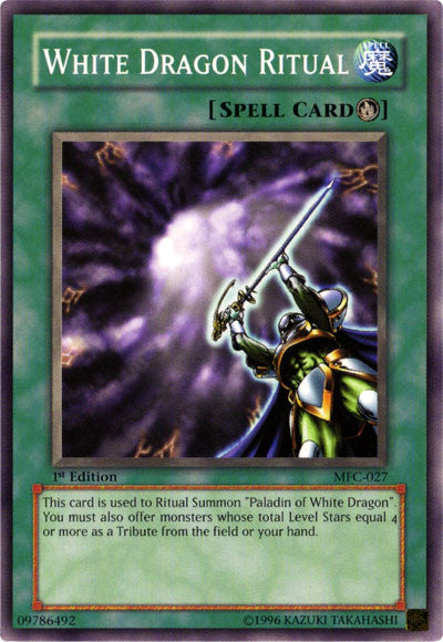 White Dragon Ritual [MFC-027] Common | Dragon's Lair Comics and Fantasy Houston TX