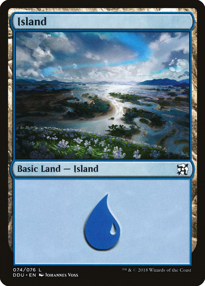 Island (74) [Duel Decks: Elves vs. Inventors] | Dragon's Lair Comics and Fantasy Houston TX