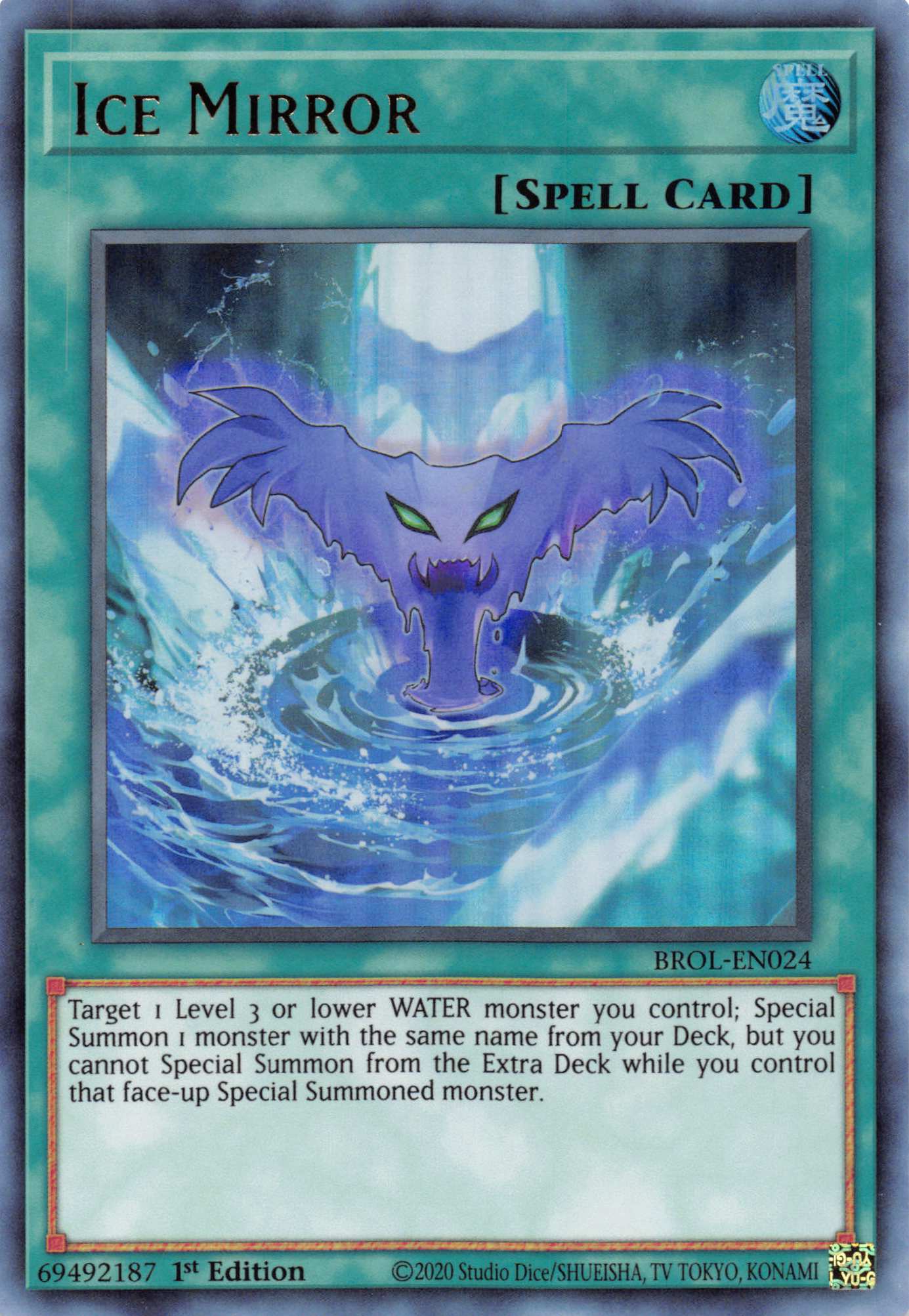 Ice Mirror [BROL-EN024] Ultra Rare | Dragon's Lair Comics and Fantasy Houston TX