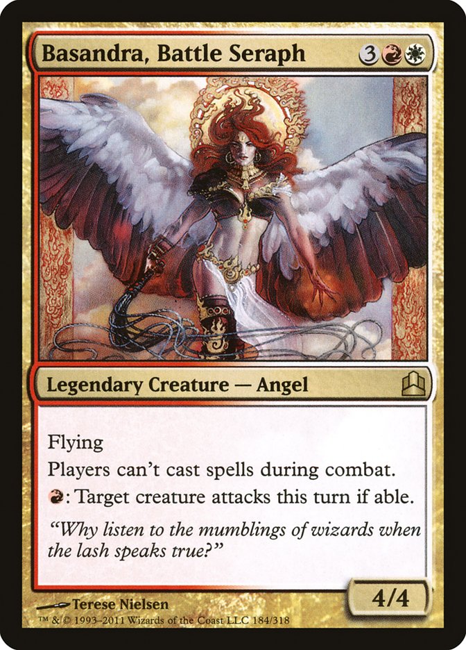 Basandra, Battle Seraph [Commander 2011] | Dragon's Lair Comics and Fantasy Houston TX