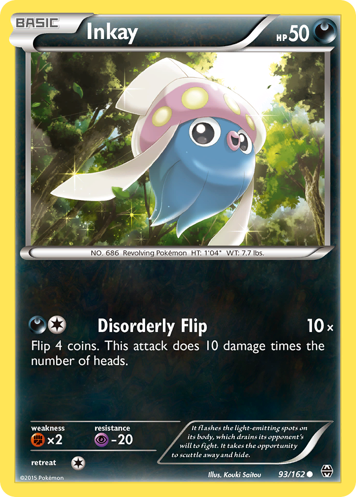 Inkay (93/162) [XY: BREAKthrough] | Dragon's Lair Comics and Fantasy Houston TX