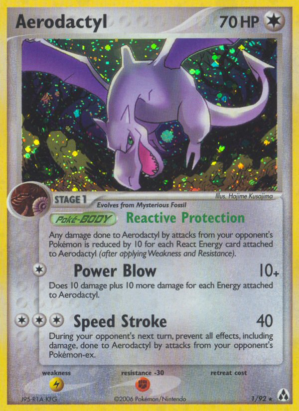 Aerodactyl (1/92) [EX: Legend Maker] | Dragon's Lair Comics and Fantasy Houston TX