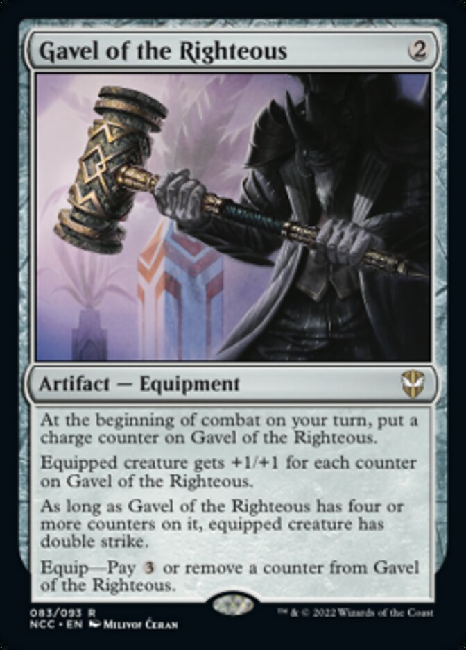 Gavel of the Righteous [Streets of New Capenna Commander] | Dragon's Lair Comics and Fantasy Houston TX
