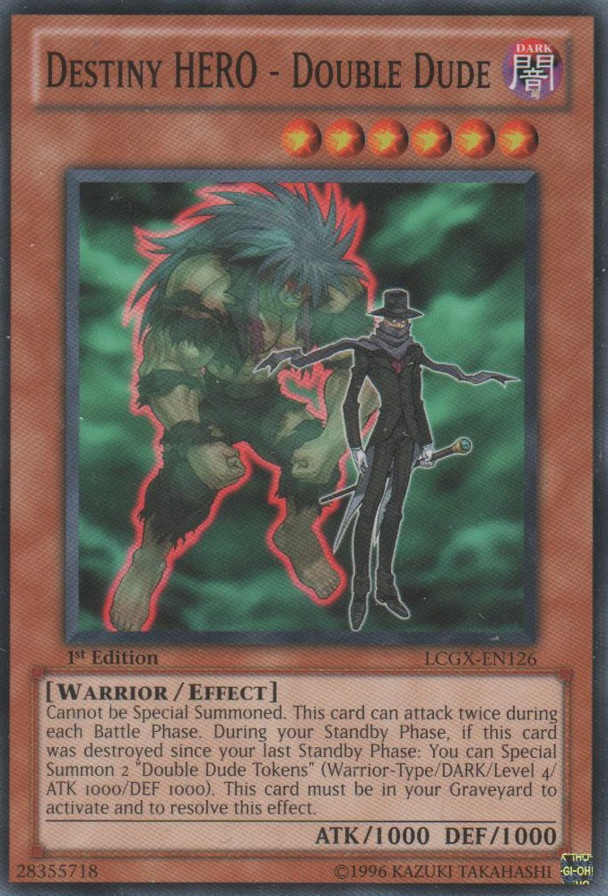 Destiny HERO - Double Dude [LCGX-EN126] Common | Dragon's Lair Comics and Fantasy Houston TX