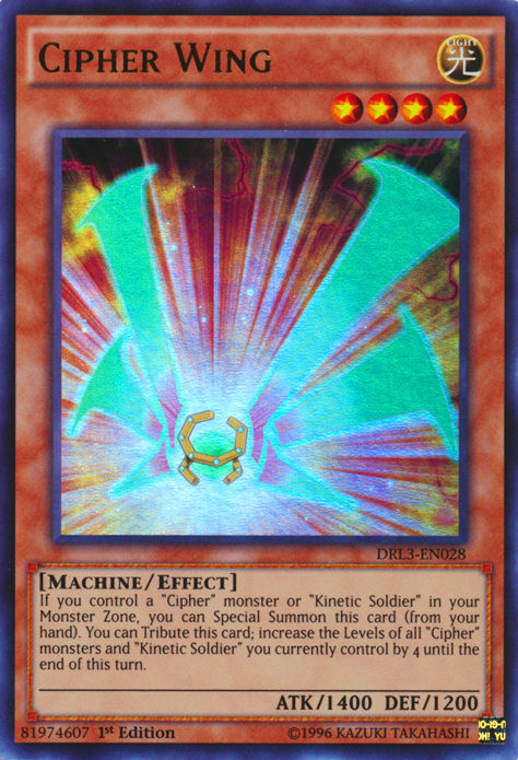 Cipher Wing [DRL3-EN028] Ultra Rare | Dragon's Lair Comics and Fantasy Houston TX