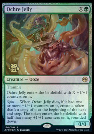 Ochre Jelly [Dungeons & Dragons: Adventures in the Forgotten Realms Prerelease Promos] | Dragon's Lair Comics and Fantasy Houston TX