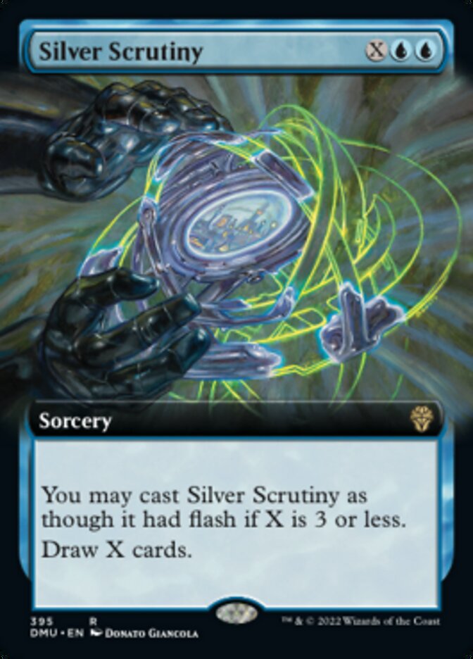Silver Scrutiny (Extended Art) [Dominaria United] | Dragon's Lair Comics and Fantasy Houston TX