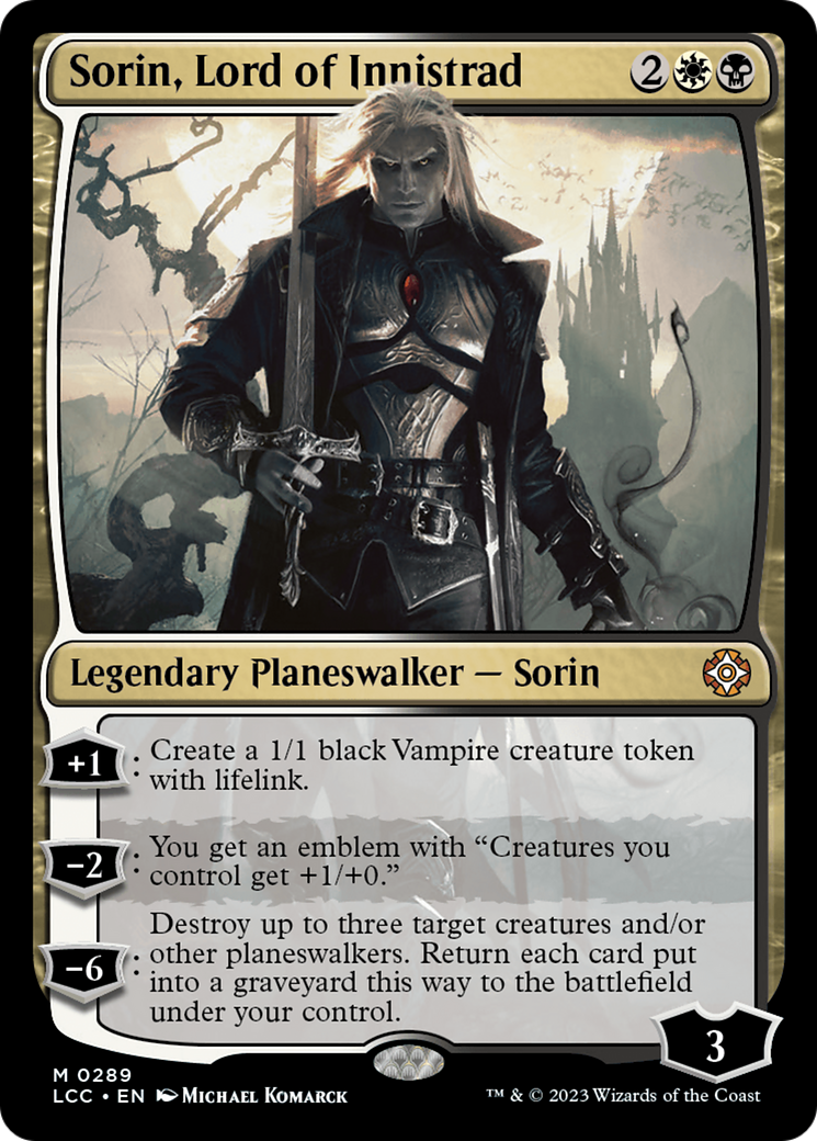 Sorin, Lord of Innistrad [The Lost Caverns of Ixalan Commander] | Dragon's Lair Comics and Fantasy Houston TX