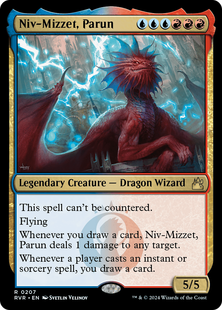 Niv-Mizzet, Parun [Ravnica Remastered] | Dragon's Lair Comics and Fantasy Houston TX